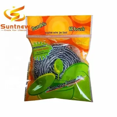 Picture of stailness stellscrubber scourer cleaning sponges and scouring pads for kitchen - Grey