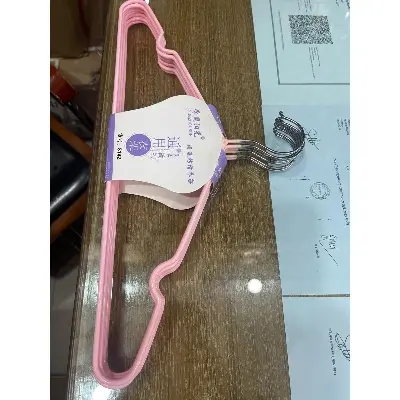 Picture of 8 Pcs Children Adult Non-Slip Metal Shirt Trouser Hook Hangers Coat Hanger Clothes Accessories Rack-Multicolor - Multicolor