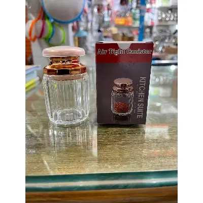 Picture of Salt pot acrylic hi quality product air tight canister - Clear
