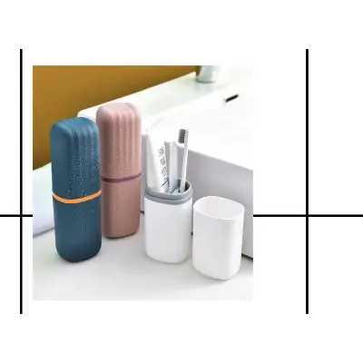 Picture of Automatic tooth brush and paste holder new edition - brush holder - Blue