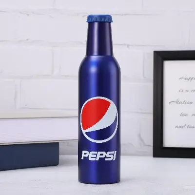Picture of Pepsi vacuum water bottle hot and cool stainless steel 500 ml - Blue