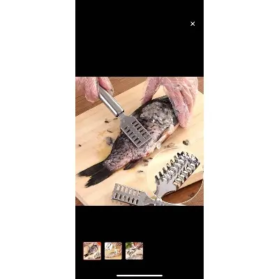 Picture of stailness stell fish cleaner - Grey