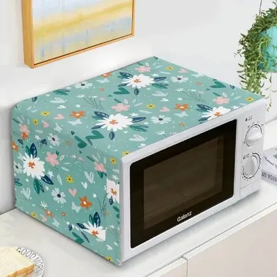 Picture of Oven Cover Dustproof microwave cover/ Beautiful multicolor printed oven cover - Multicolor
