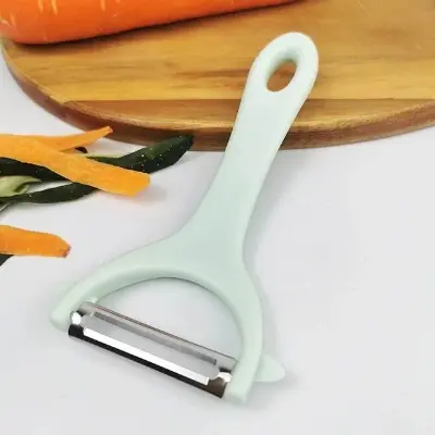 Picture of Multifunction Peelers Stainless Steel Paring Fruit Peeler Potato Peelers Fruit Vegetable Tools - Blue
