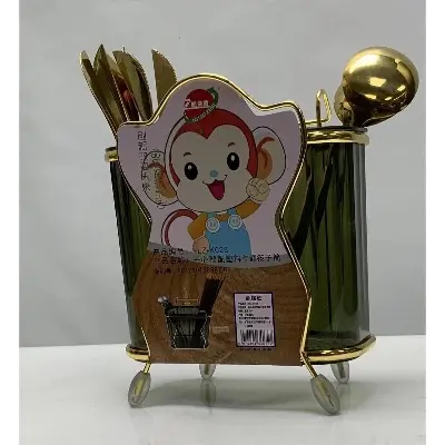 Picture of Spoon holder kitchen dining table wear acrylic and Mattel quality product - Green