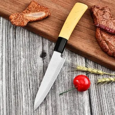 Picture of kitchen wooden handle new chines heavy strong  kniv - Brown