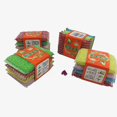 Picture of Kitchen Sponge Cleaning Brush (majuni) 4 pcs - Multicolor