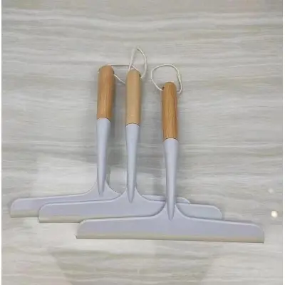 Picture of Glass wiper floor wiper tiles wiper wooden handle hi quality product - Multicolor