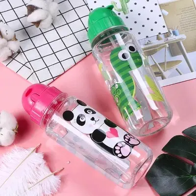 Picture of 300ml Space Cup  Straw Cup Outdoor Sports Fitness Amazing Lifting Rope Student Adult Portable Water - Multicolor