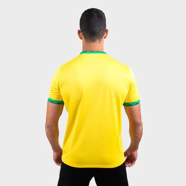 Picture of Brazil Half sleeve jersey 2022 Brazil - Home Jersey for Men(Yellow)