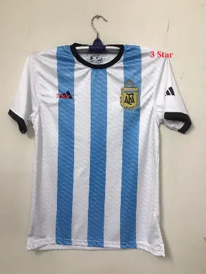 Picture of Argentina Copa America Jersey 2024 ( 3 Star )Half Sleeve Premium Quality With Embroidery(Blue)