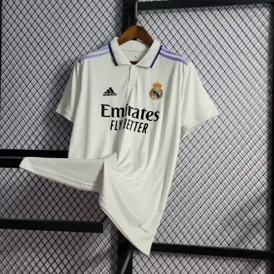 Picture of Real Madrid (With Embroidery) Spanish Club Football Jersey -  Home Kit(White)