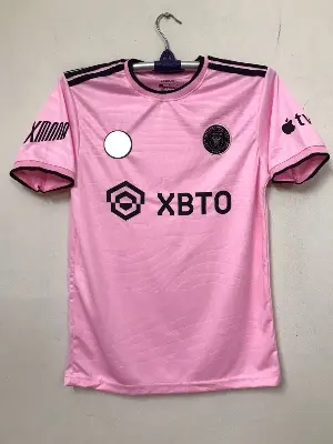 Picture of INTER MIAMI CF Home Jersey JERSEY 23/24 (With Embroidery)  - Messi Jersey(Blush Pink)