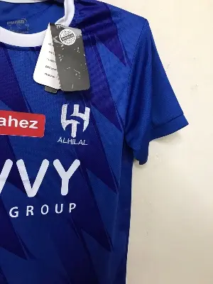 Picture of Al Hilal New Jersey (With Embroidery ) Blue Kit ( Home) 2023/24 - Premium Neymar Jersey - Football - Saudi Club(Deep Blue)