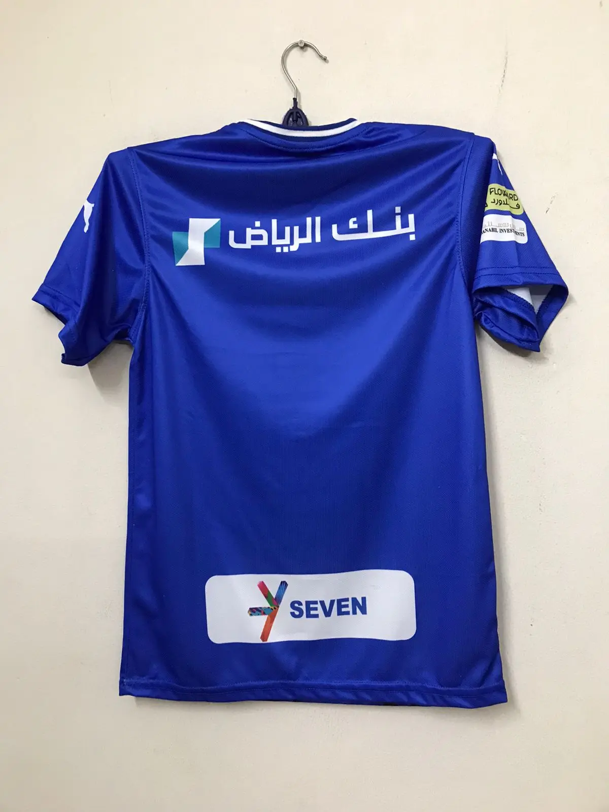Picture of Al Hilal New Jersey Blue Kit ( Home) (Double Part Print) 2023/24 - Neymar Jersey - Football - Saudi Club(Deep Blue)