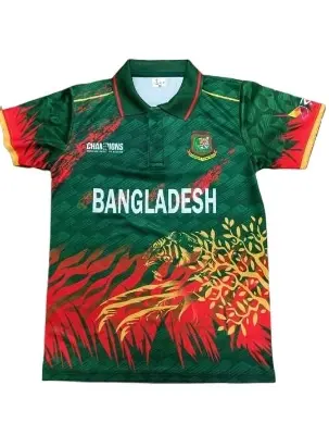 Picture of Bangladesh National Team Jersey 2025-26 - ICC Champions Trophy-Premium Quality Jersey(Green)