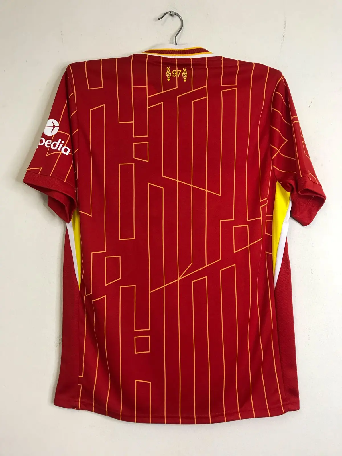 Picture of Liverpool (With Embroidery) English Club Premium Football jersey 2024/2025-New Season - Both Side Print(Red)