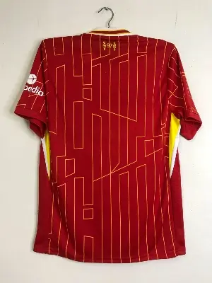 Picture of Liverpool (With Embroidery) English Club Premium Football jersey 2024/2025-New Season - Both Side Print(Red)