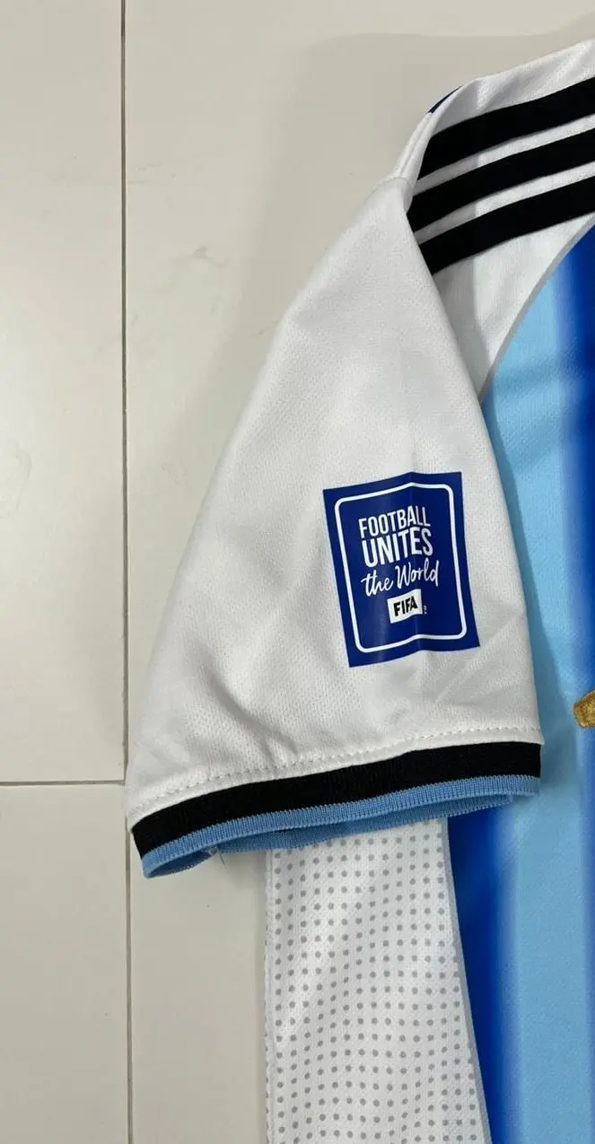 Picture of Argentina 2026 World cup Home(Embroidery) Premium National Team Football Jersey - Half Sleeve(White)