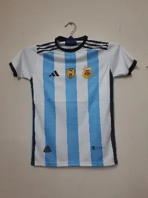 Picture of Argentina National (KIDS)Football Team Jersey For Kids (Premium) -Both Side Print