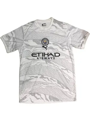 Picture of ম্যানচেস্টার সিটি (অ্যামব্রয়ডারি সহ) ইংলিশ ক্লাব প্রিমিয়াম ফুটবল জার্সি - manchester city jersey