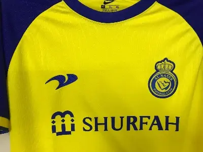 Picture of Al Nassr (With Embroidery)(Rinaldo Club) Saudi Club Premium Football jersey