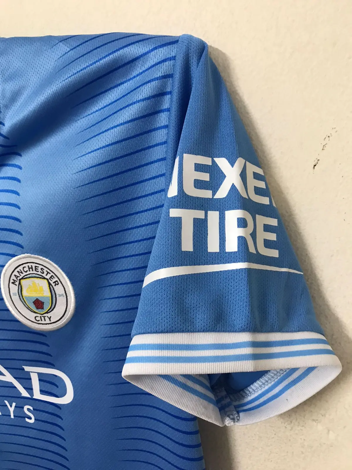 Picture of Manchester City (Embroidery- New Season)) English Premier League Jersey 2023-24 - Home Kit