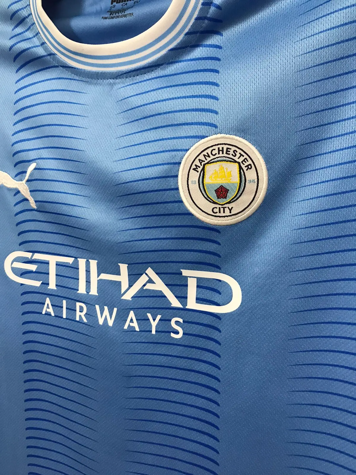 Picture of Manchester City (Embroidery- New Season)) English Premier League Jersey 2023-24 - Home Kit