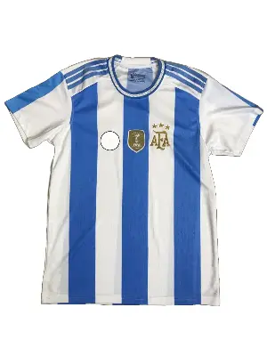 Picture of Argentina Copa America Jersey 2024 ( 3 Star )Half Sleeve Premium Quality With Embroidery - Both Side Print _ Away Kit