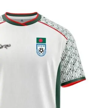 Picture of Bangladesh National Football Team (EMBROIDERY)Jersey short sleeve 2025 - BAFUFE