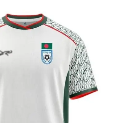 Picture of Bangladesh National Football Team (EMBROIDERY)Jersey short sleeve 2025 - BAFUFE