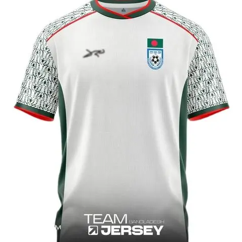 Picture of Bangladesh National Football Team (EMBROIDERY)Jersey short sleeve 2025 - BAFUFE