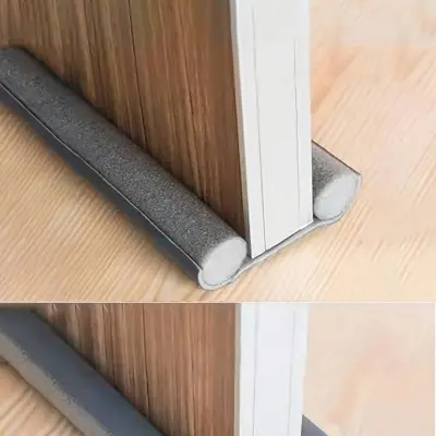 Picture of 1pc Door Bottom Sealing Foam Strip, Windproof, Insectproof And Dustproof Door And Window Sealing Strip, Soundproof Door Sticker, Suitable For Bedroom, Kitchen, Bathroom, Home Decor