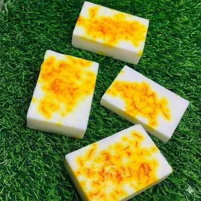 Picture of Saffron Goat Milk Handmade Soap Bar
