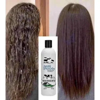 Picture of Milk protein hair straightener treatment