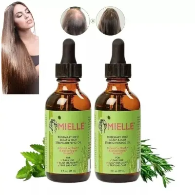 Picture of Rosemary Mint Light Scalp & Hair Strengthening Mielle Oil 59ml(Black)