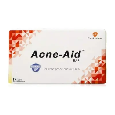 Picture of Stiefel Acne-Aid Bar 100g Pimple Prone & Oily Skin Acne Aid Soap - Stiefel Acne-Aid(Red)