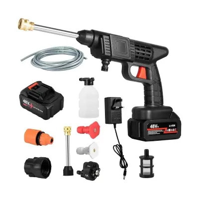 Picture of 48v High Pressure Cordless Car Washer Wireless Spray Portable Water Gun Cleaning Machine For Irrigation With Lithium Battery - Sarah Pro