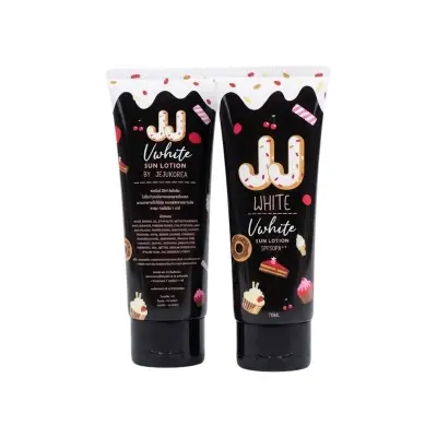 Picture of JJ White Body Sunscreen Brightening Lotion Tan Skin Serum SPF50+ PA+++ 70gসান লোশন spf50 pa ++