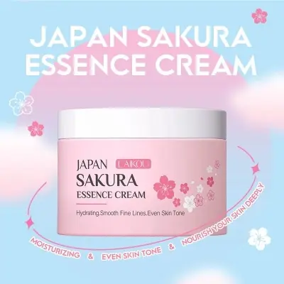 Picture of LAIKOU Sakura Facial Cream Repairing Moisturizing Essence Cream Even Skin Tone 25g