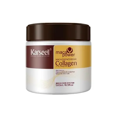 Picture of Karseell Hair Mask Collagen 100ml, Maca Power Collagen Hair Mask Argan Oil Deep Repair for Dry Damaged Hair All Hair Types