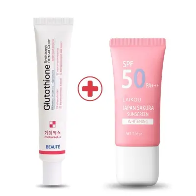 Picture of Glutathione Brightening & Japan Sakura Your Skin’s Glow & Protection Combo 2 pics