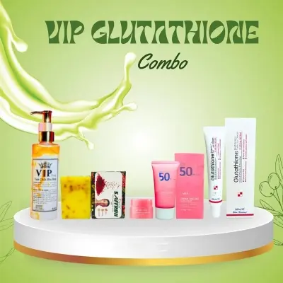 Picture of glutathione cream original Safron soap vip body whitening cream combo 5 pics(combo 5 pics)