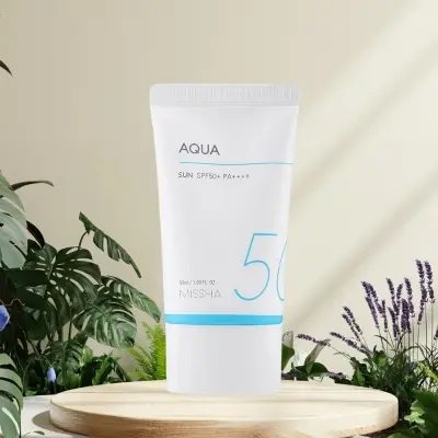 Picture of MISSHA All Around Safe Block Aqua Sun Cream SPF50+ PA++++, 50ml(White)