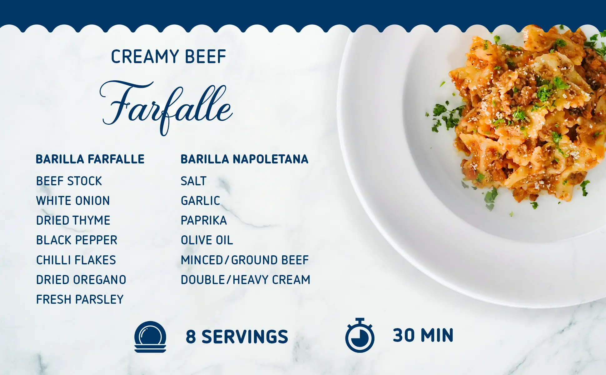 Picture of Barilla Farfalle N.265 Pasta 500gm