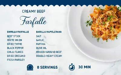 Picture of Barilla Farfalle N.265 Pasta 500gm