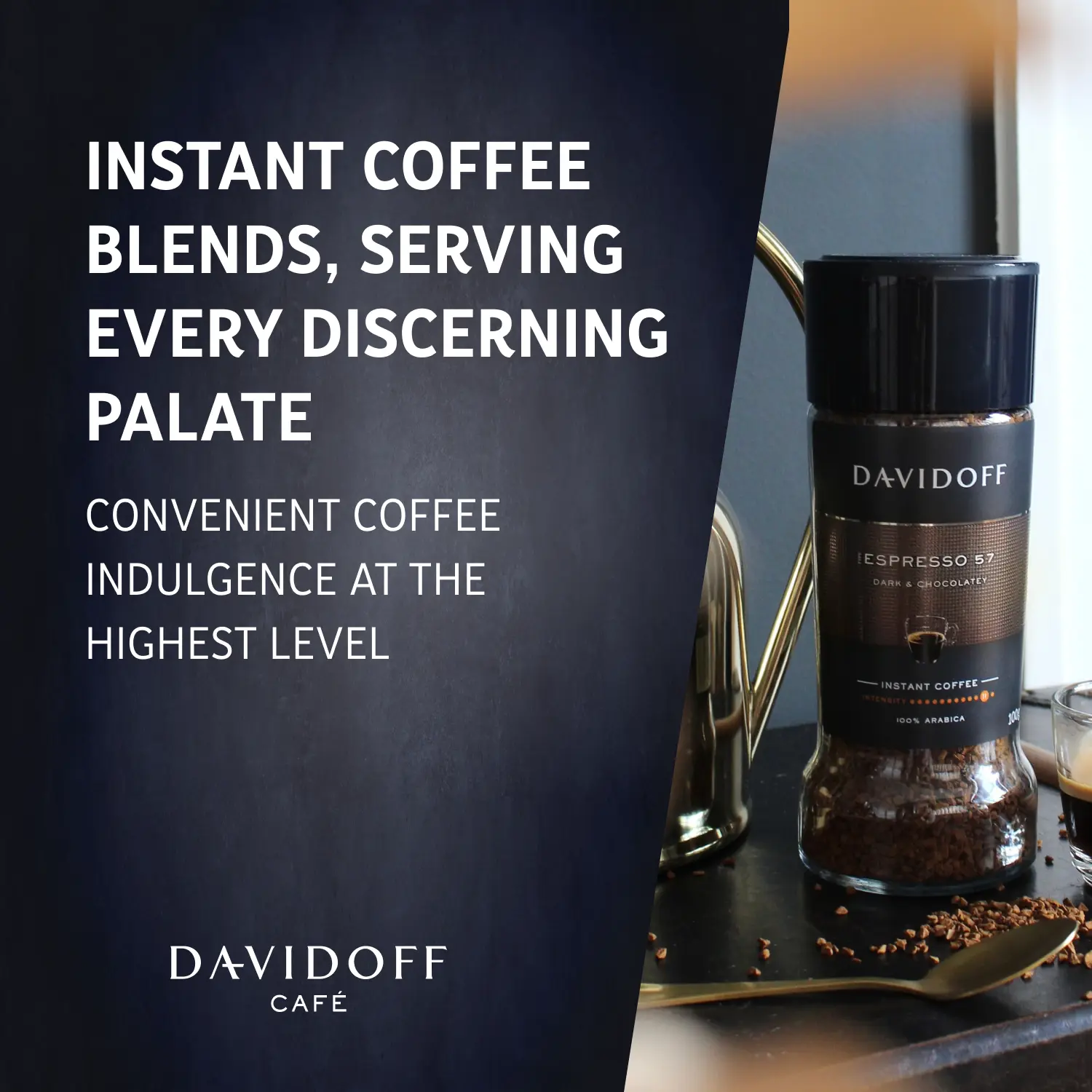 Picture of DAVIDOFF ESPRESSO 57 INSTANT COFFEE 100G
