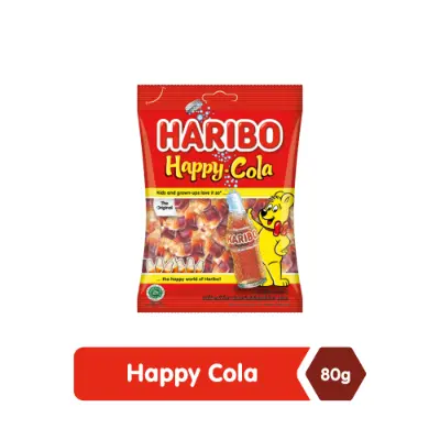 Picture of Haribo Happy Cola Gummy Candy 80gm