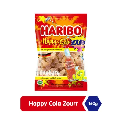 Picture of Haribo Happy Cola Sour Candy 160gm