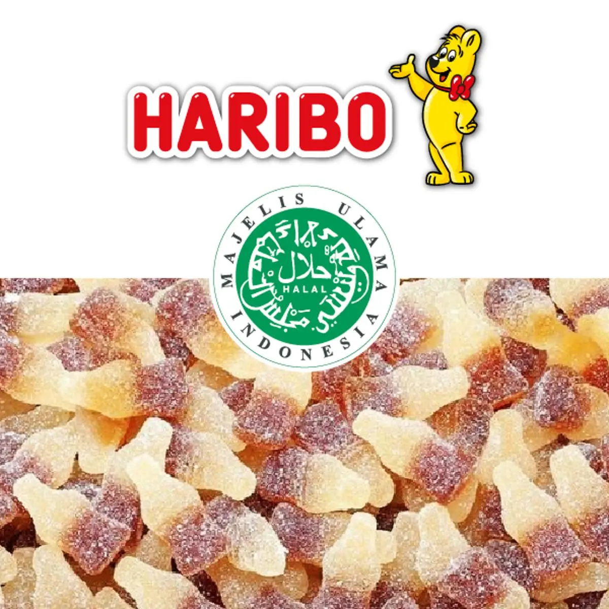 Picture of Haribo Happy Cola Sour Candy 160gm